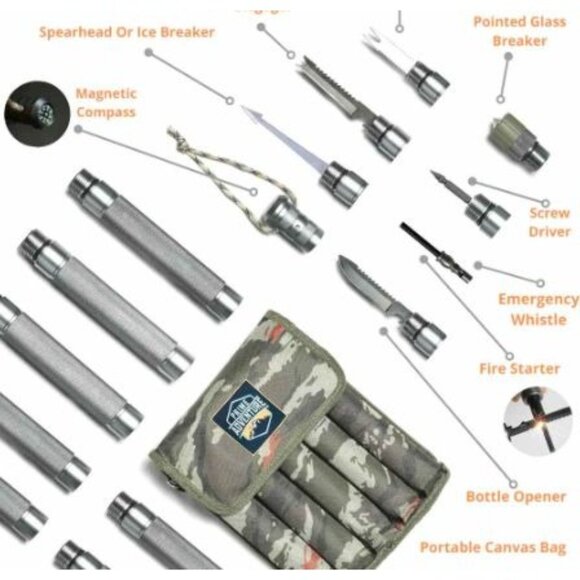 Tactical Survival Walking Stick - Picture 2 of 3